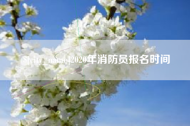 德宏2020年消防员报名时间