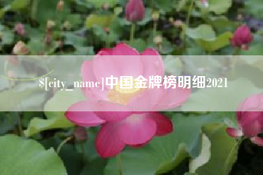 德宏中国金牌榜明细2021