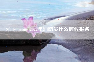 德宏2022年消防员什么时候报名