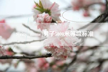 德宏男子5000米等级标准