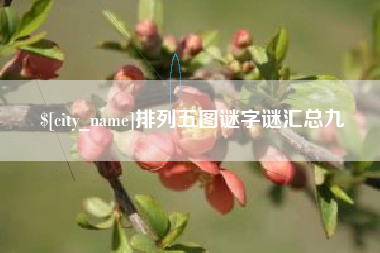 德宏排列五图谜字谜汇总九