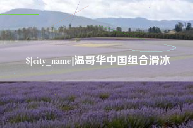 德宏温哥华中国组合滑冰