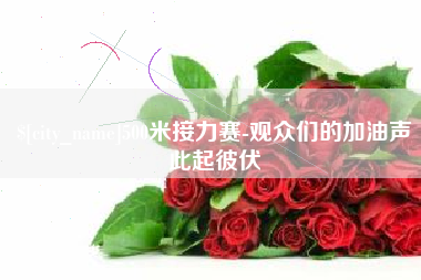 德宏500米接力赛-观众们的加油声此起彼伏