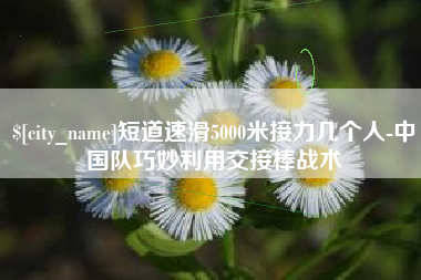 德宏短道速滑5000米接力几个人-中国队巧妙利用交接棒战术
