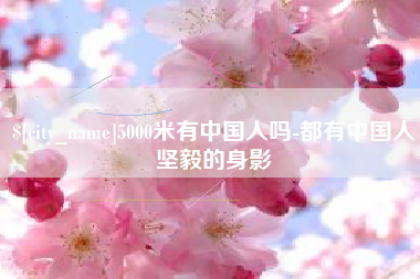 德宏5000米有中国人吗-都有中国人坚毅的身影