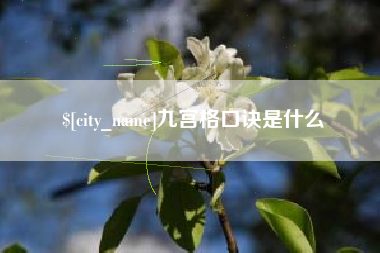 德宏九宫格口诀是什么
