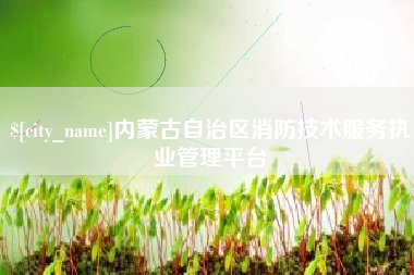 德宏内蒙古自治区消防技术服务执业管理平台