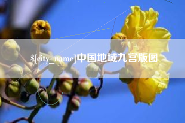 德宏中国地域九宫版图