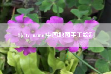德宏中国地图手工绘制