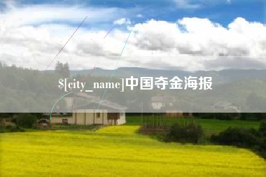 德宏中国夺金海报