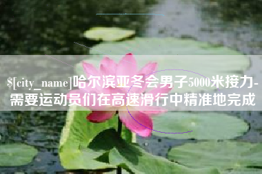 德宏哈尔滨亚冬会男子5000米接力-需要运动员们在高速滑行中精准地完成