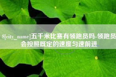 德宏五千米比赛有领跑员吗-领跑员会按照既定的速度匀速前进