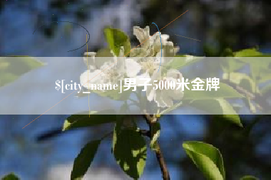 德宏男子5000米金牌
