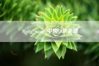 德宏中国19块金牌