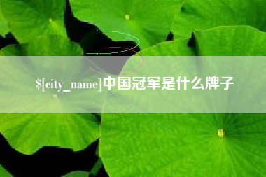 德宏中国冠军是什么牌子