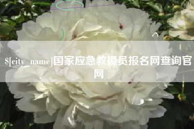 德宏国家应急救援员报名网查询官网