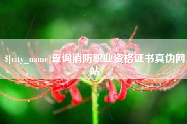 德宏查询消防职业资格证书真伪网站