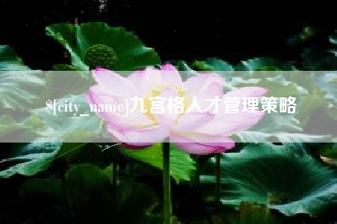 德宏九宫格人才管理策略