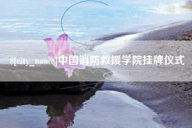 德宏中国消防救援学院挂牌仪式