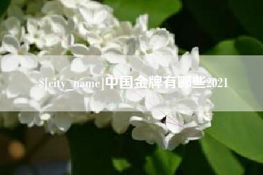 德宏中国金牌有哪些2021