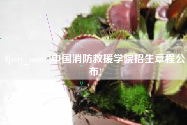 德宏中国消防救援学院招生章程公布!