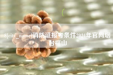德宏消防证报考条件2024年官网烟台福山
